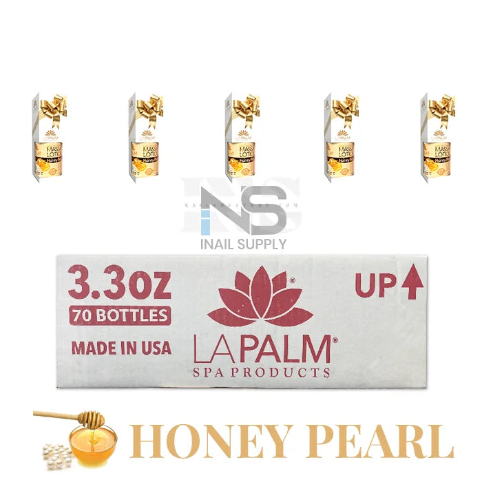 LA PALM Organic Healing Lotion Honey Pearl 3.3 oz 70/BOX -