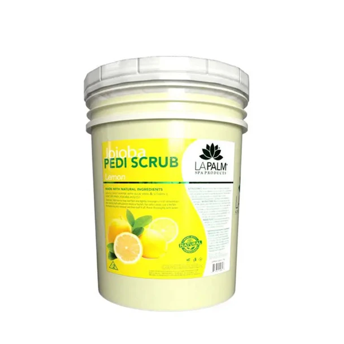 La palm pedi scrub gel bucket - lemon