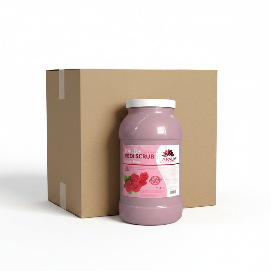 LA PALM Pedi Scrub Gel French Rose Gallon - Spa Treatment
