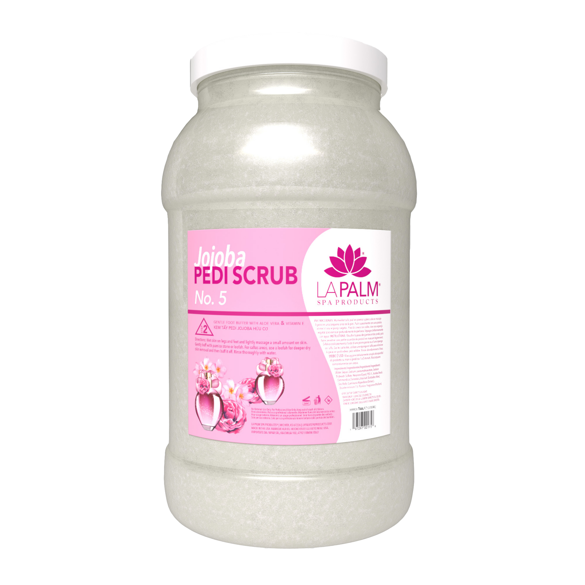 La palm pedi scrub gel gallon 4/box - no.5