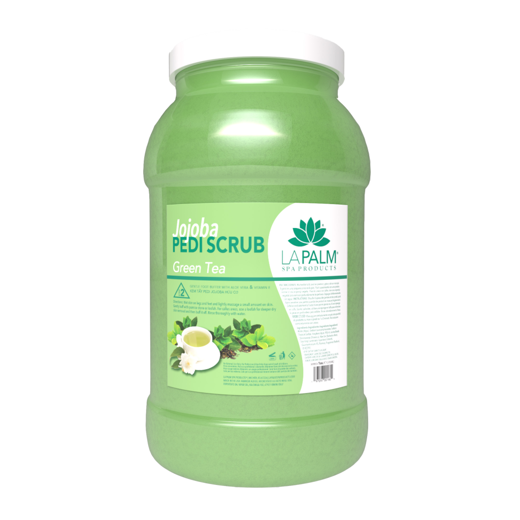 La palm pedi scrub gel gallon single - green tea