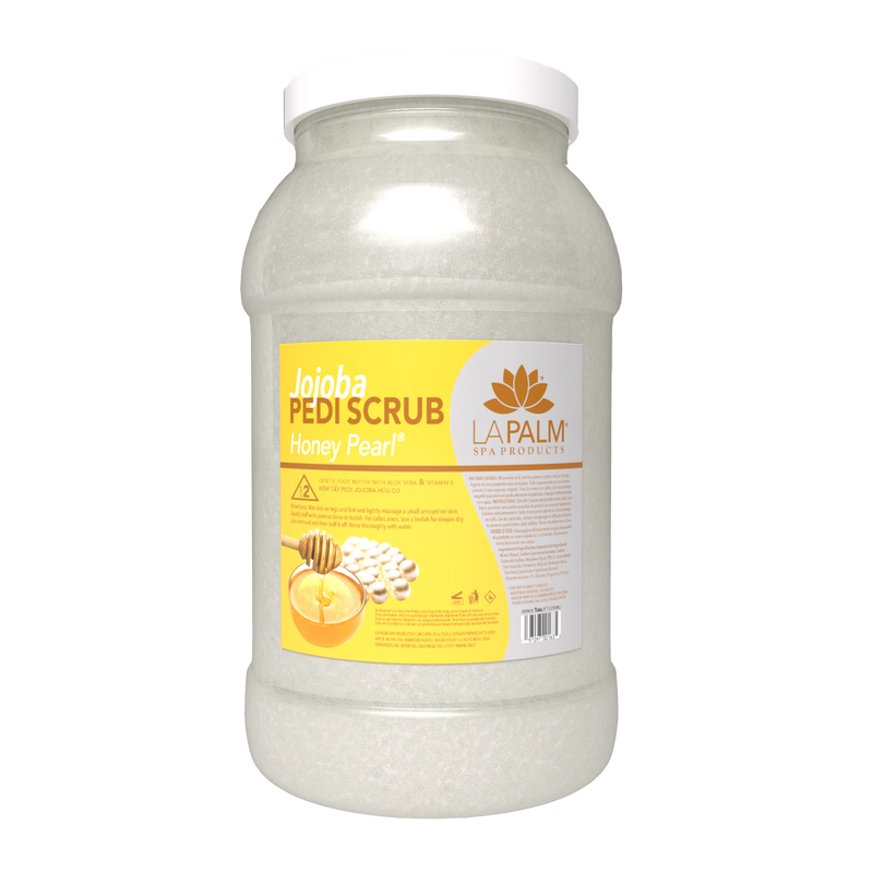 La palm pedi scrub gel gallon single - honey pearl
