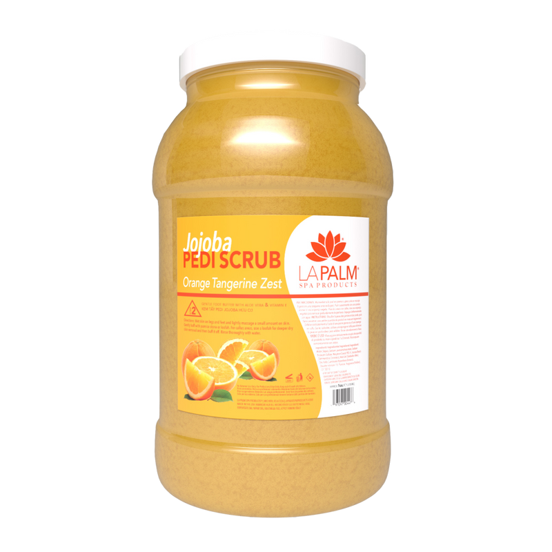 La palm pedi scrub gel gallon single - orange tangerine zest