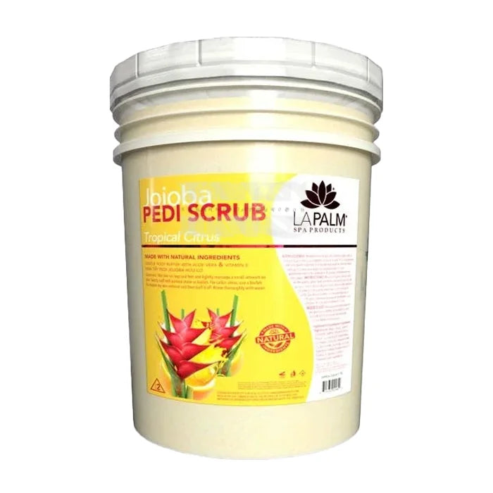 LA PALM Pedi Scrub Gel Tropical Citrus Bucket - Spa