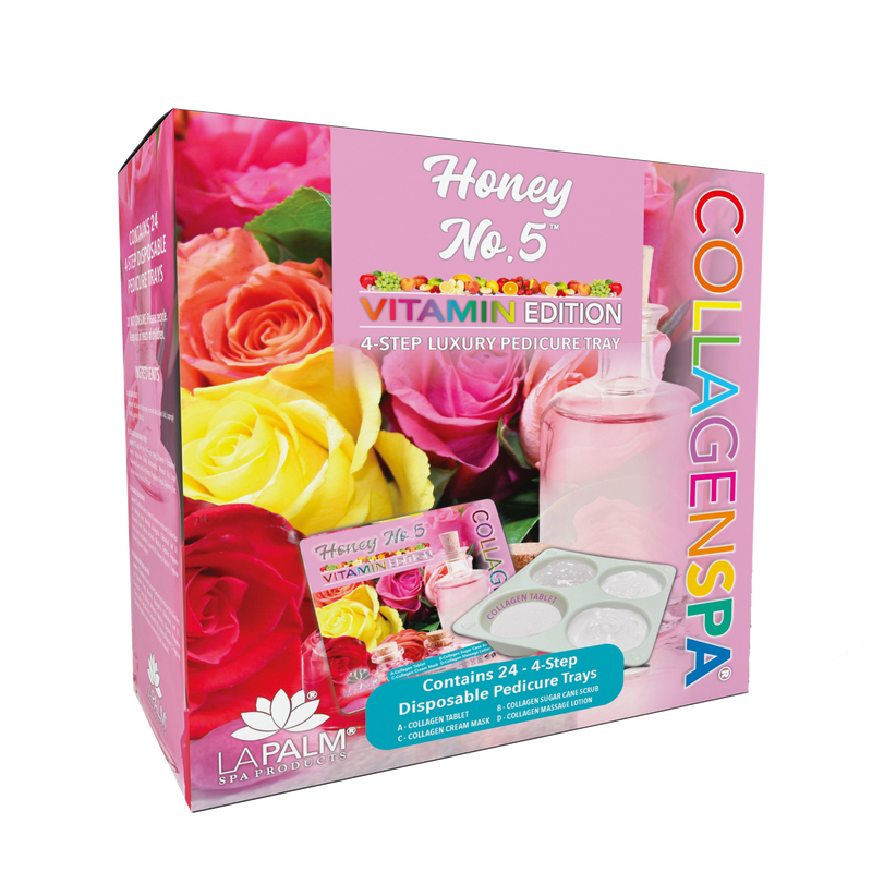 La palm pedicure tray 24/box - no. 5