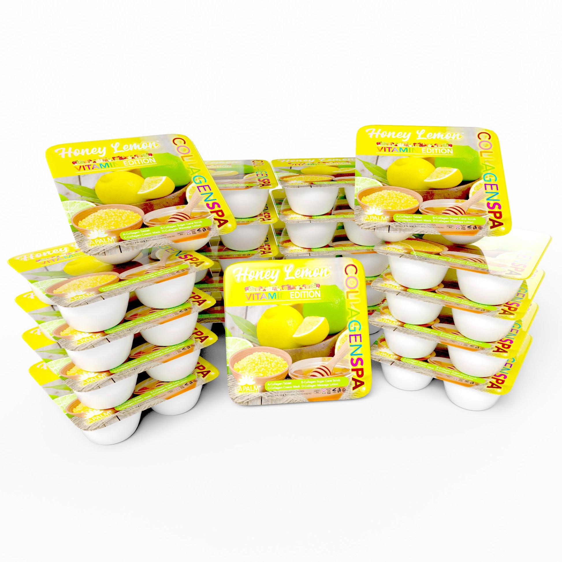 La palm pedicure tray 96/case - lemon lime