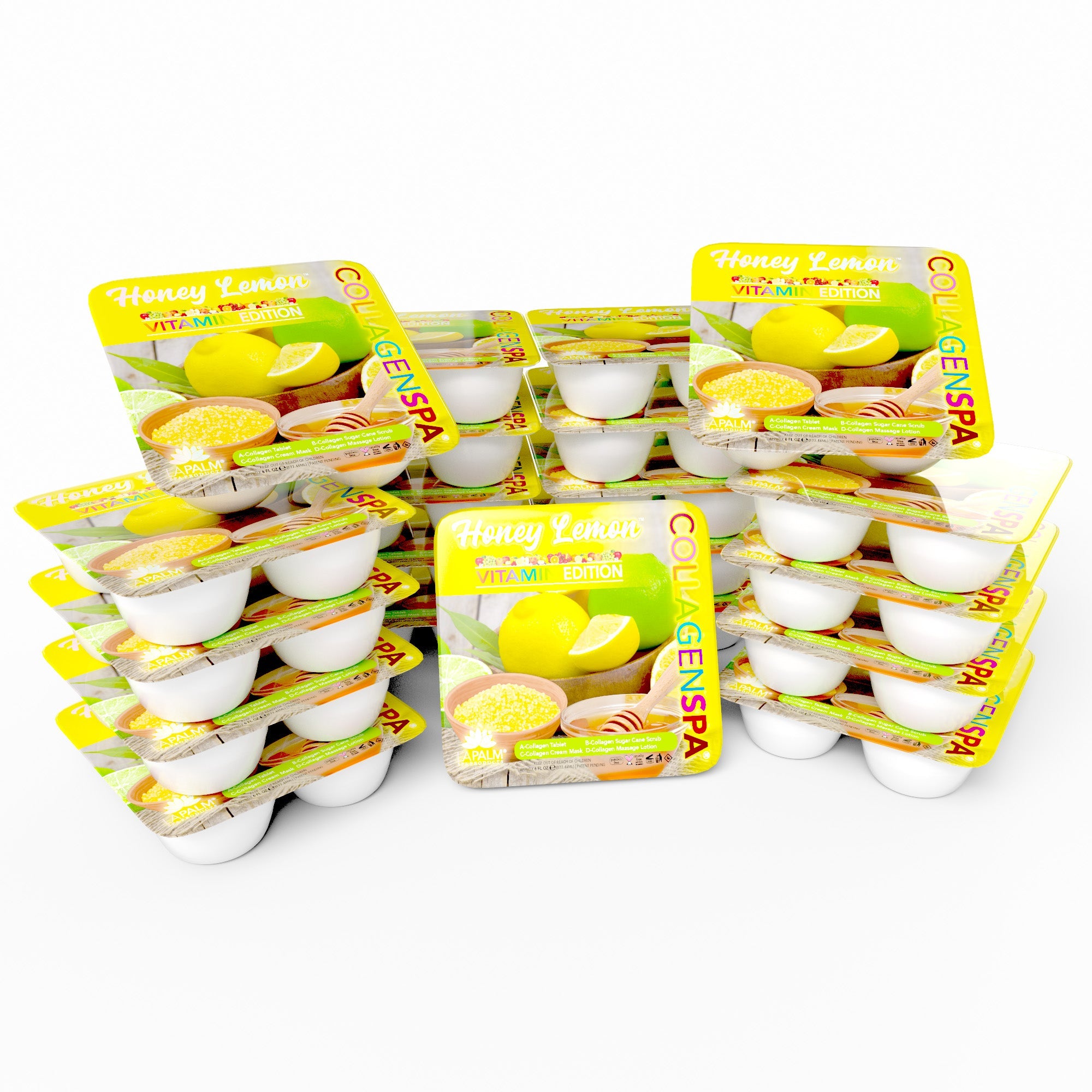 La palm pedicure tray 96/case - lemon lime