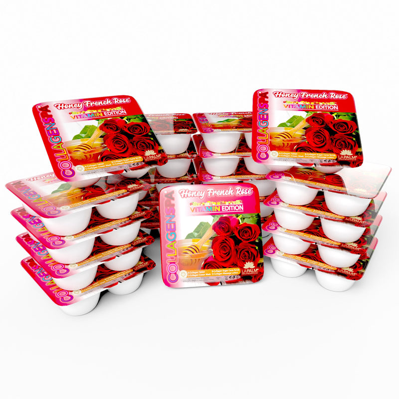 La palm pedicure tray 96/case - romantic rose