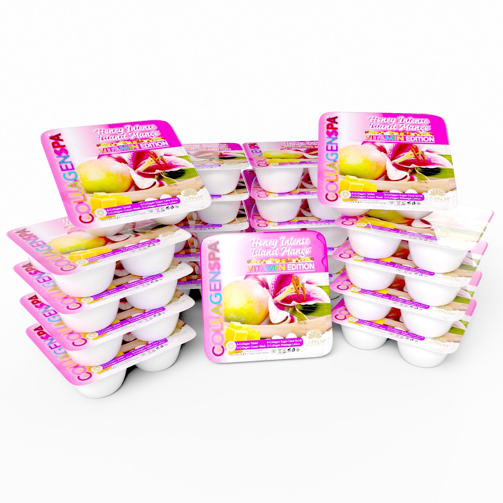 La palm pedicure tray 96/case - tropical island mango