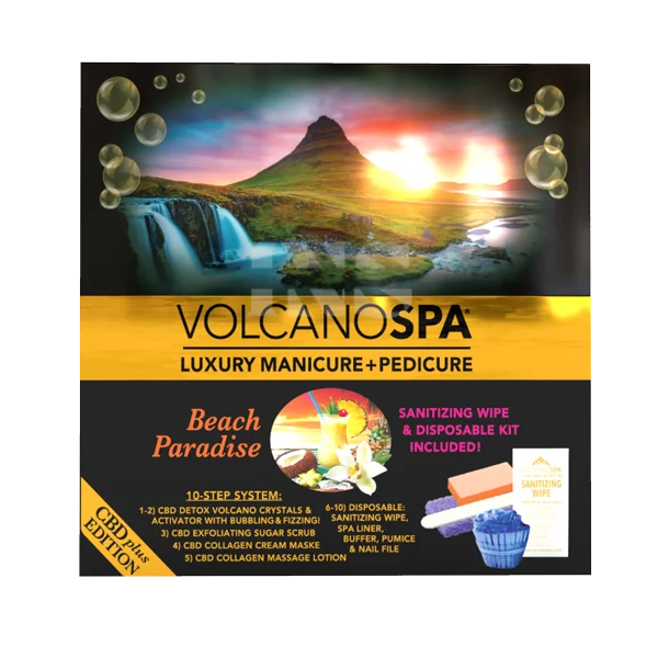 LA PALM Volcano Spa 10 Steps 36/Box - Beach Paradise Hemp