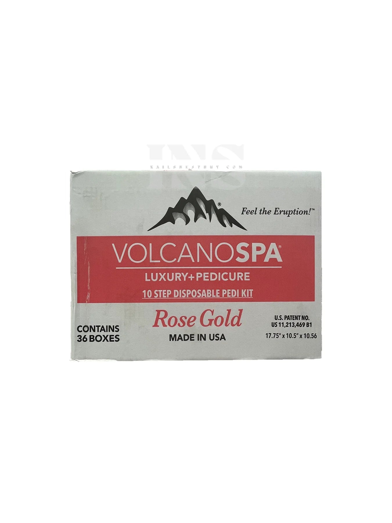 LA PALM Volcano Spa 10 Steps 36/Box - Rose Gold Hemp Extract