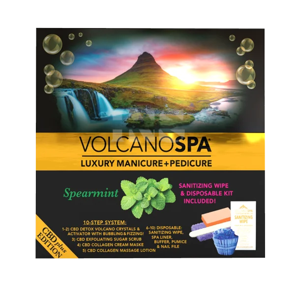 LA PALM Volcano Spa 10 Steps 36/Box - Spearmint Hemp Extract