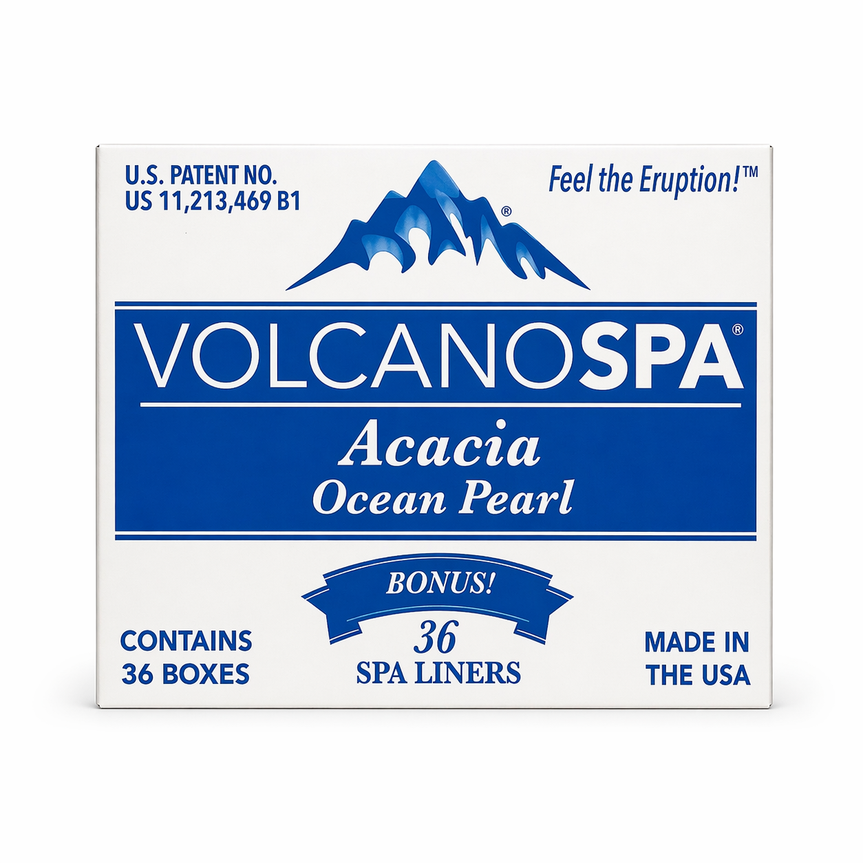 La palm volcano spa 6 steps 36/box - ocean pearl (acacia)