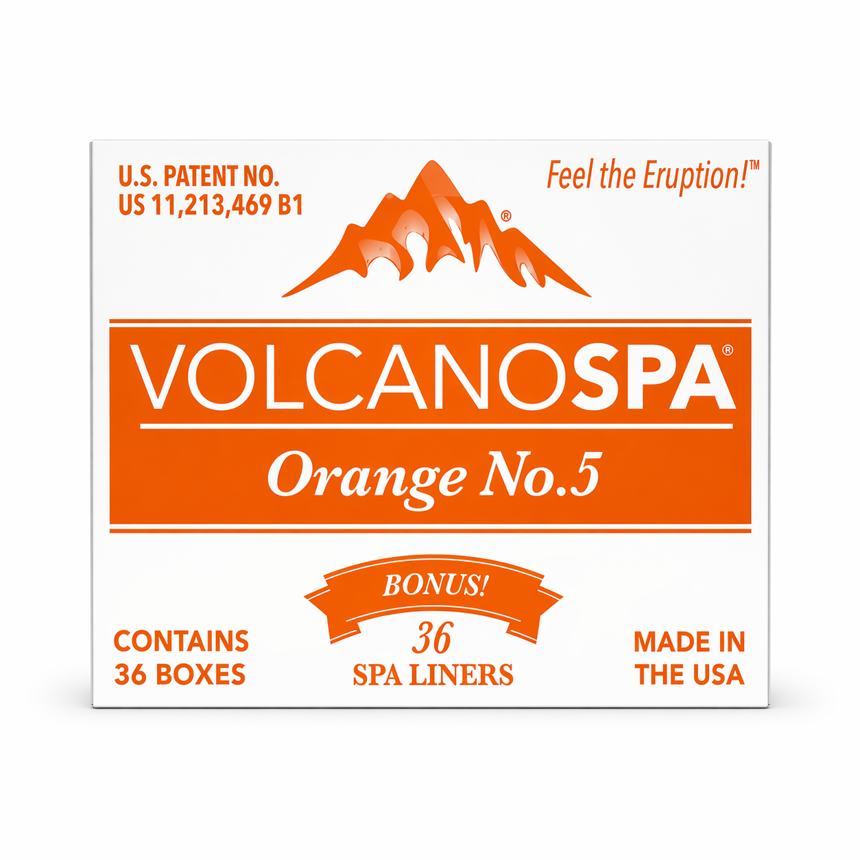 La palm volcano spa 6 steps 36/box - orange #5 - spa