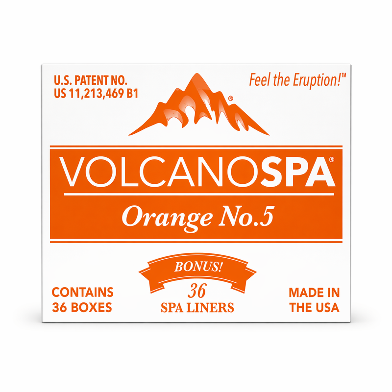 La palm volcano spa 6 steps 36/box - orange #5 - spa