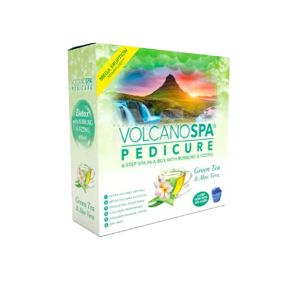 LA PALM Volcano Spa 6 Steps 36/Box - Green Tea - Spa