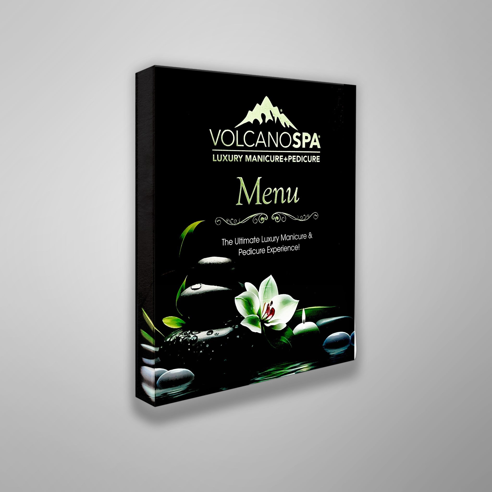 LA PALM Volcano Spa Cover Menu - Green