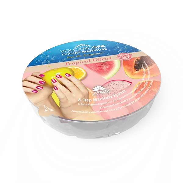 La palm volcano spa manicure bowl single - tropical citrus