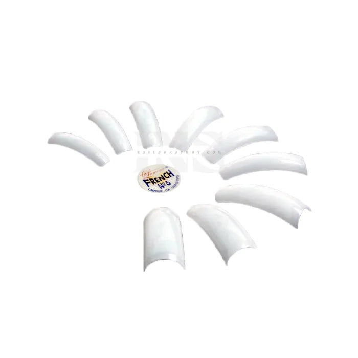 Lamour tips french red 50 pcs (10 pks) - #01 - nail tips