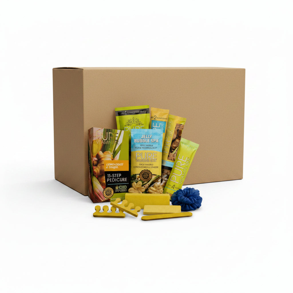 PURE Vitamin Spa 11-Step Pedicure Kit - Lemongrass & Ginger