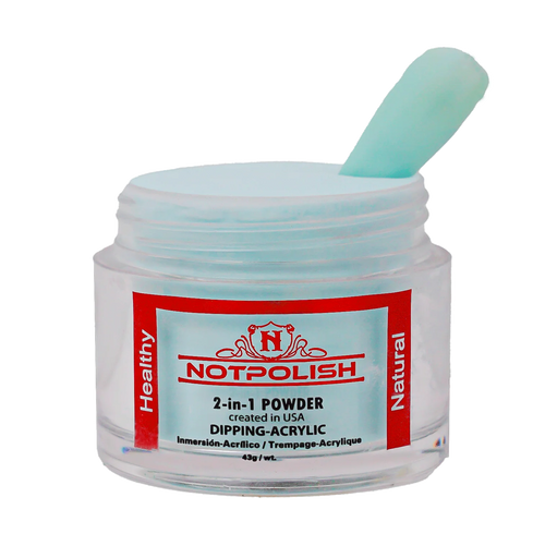 NOTPOLISH 2 in 1 Powder - M108 Pool Party - 2 oz