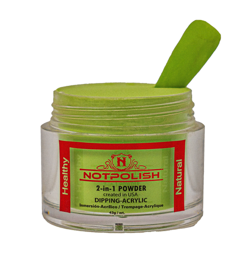 NOTPOLISH 2 in 1 Powder - M69 Green Envy - 2 oz