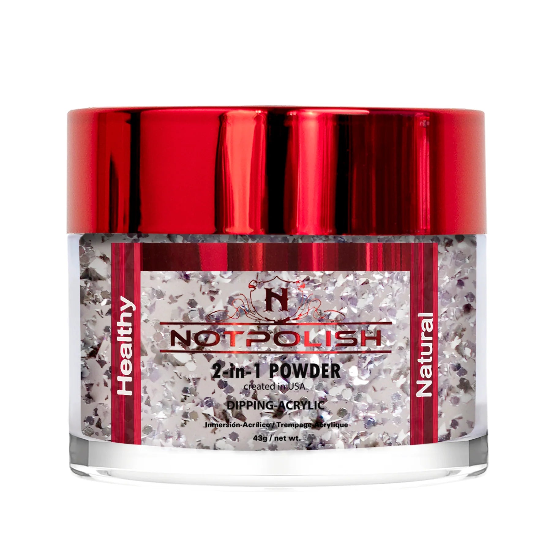 NOTPOLISH 2 in 1 Powder - M84 Ice Castle - 2 oz