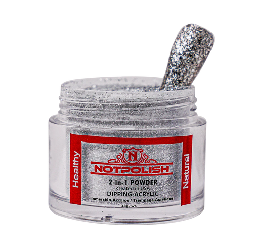 NOTPOLISH 2 in 1 Powder - M84 Ice Castle - 2 oz