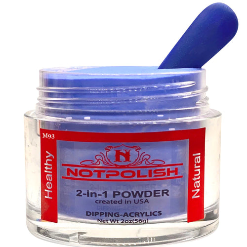 NOTPOLISH 2 in 1 Powder - M93 Lush Blue - 2 oz