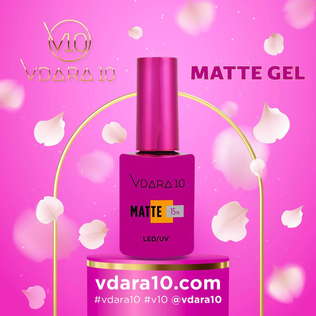 VDARA Gel Matte Top Coat