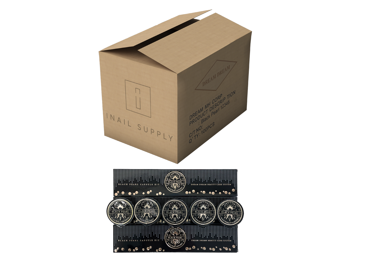 Mystique black pearl pedicure 5 step - 100/box - pedicure