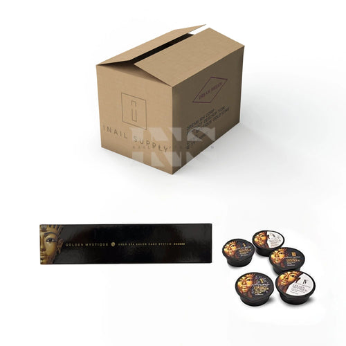 Mystique Golden Pedicure 5 Step - 100/Box - Pedi Kit