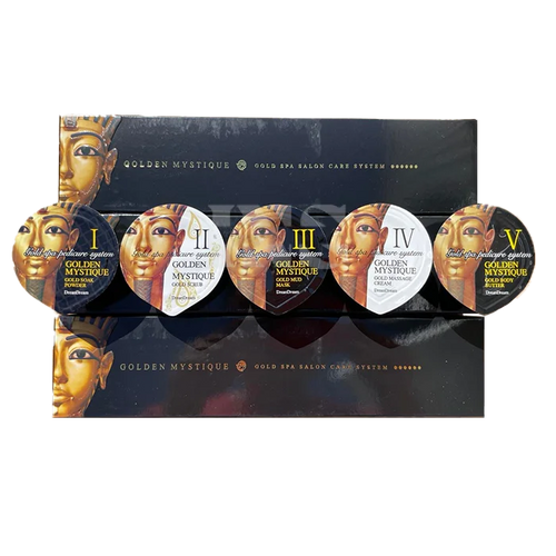 Mystique Golden Pedicure 5 Step - Single - Pedi Kit