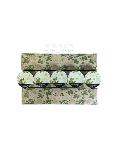Mystique olive pedicure 5 step - single pedi kit