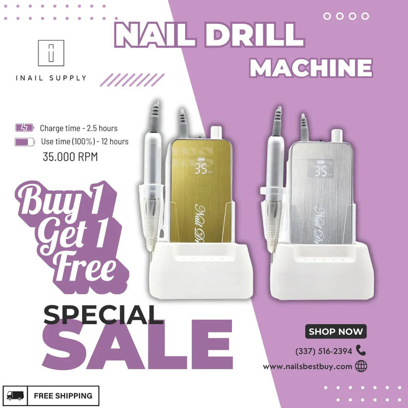 Nail drill machine 35krpm bogo - nail drill