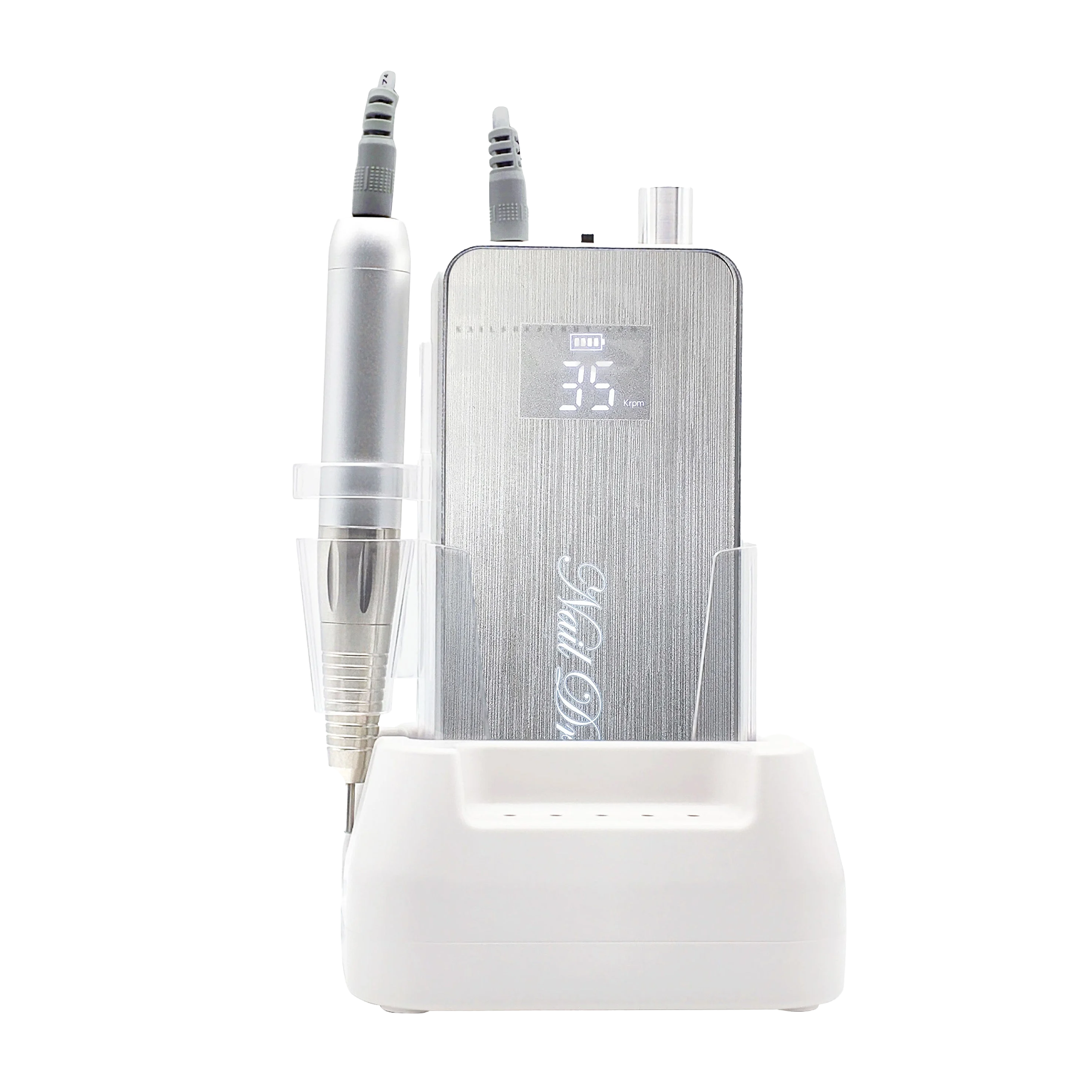 PRO Nail Drill - Rechargeable E-File (White) - 1 Year Warranty - Ibett Nails