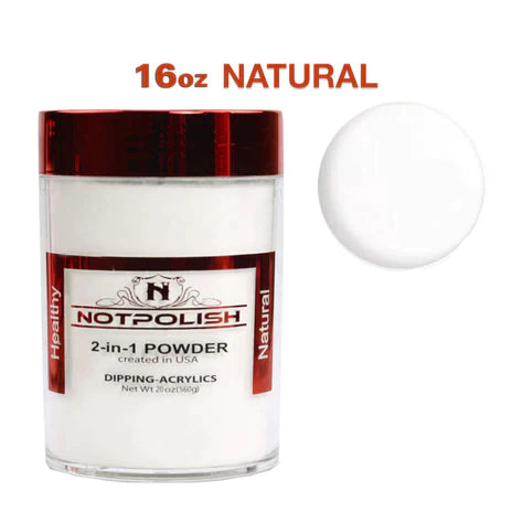 NOTPOLISH 2 in 1 Powder - Natural Refill - 16 oz