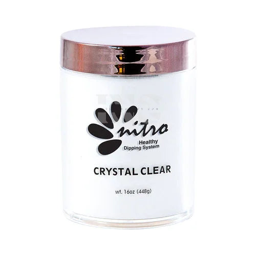 NITRO Dip Crystal Clear 16 oz - Dip Polish