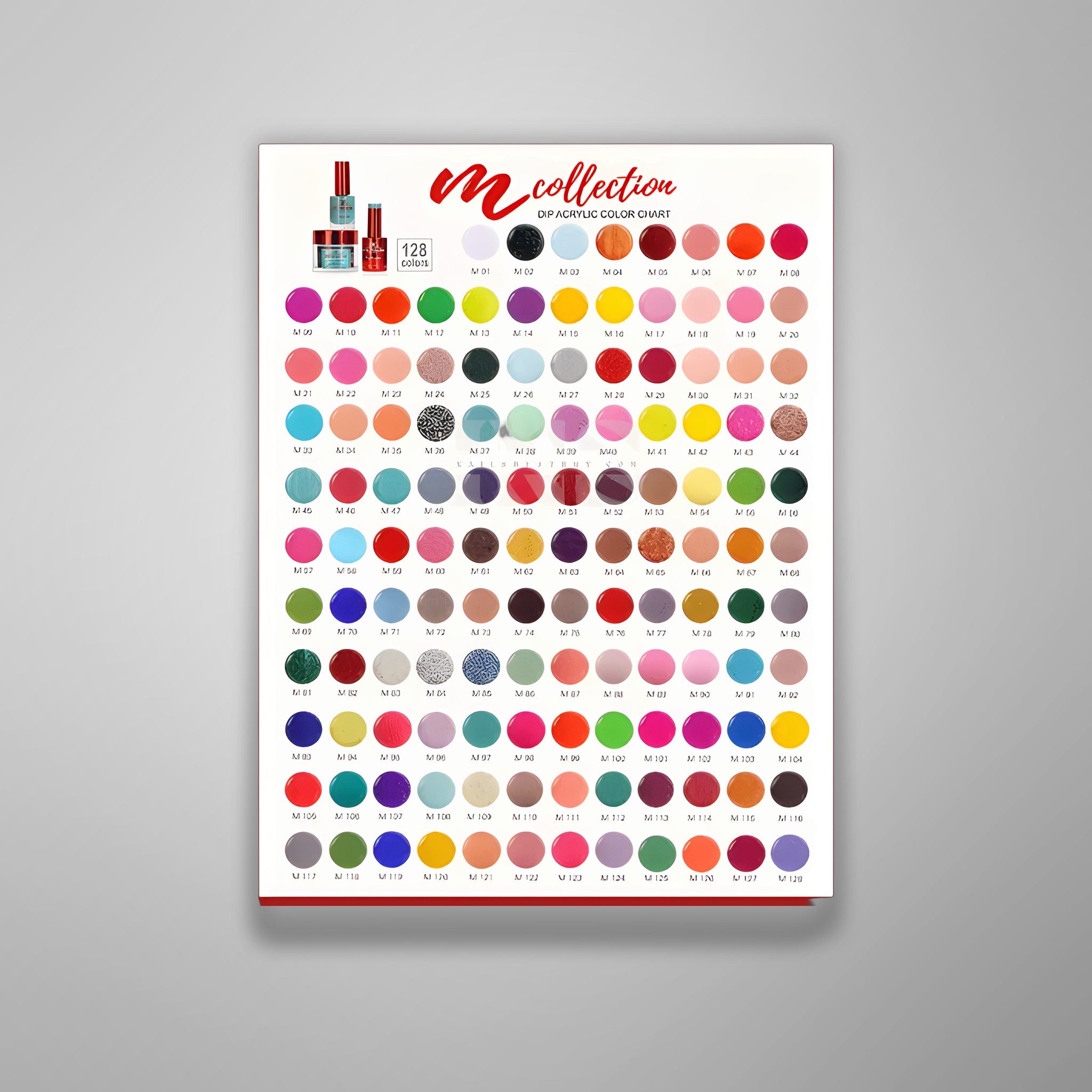 NOTPOLISH 2 in 1 Powder "M" 128 Collection (M01-M128)