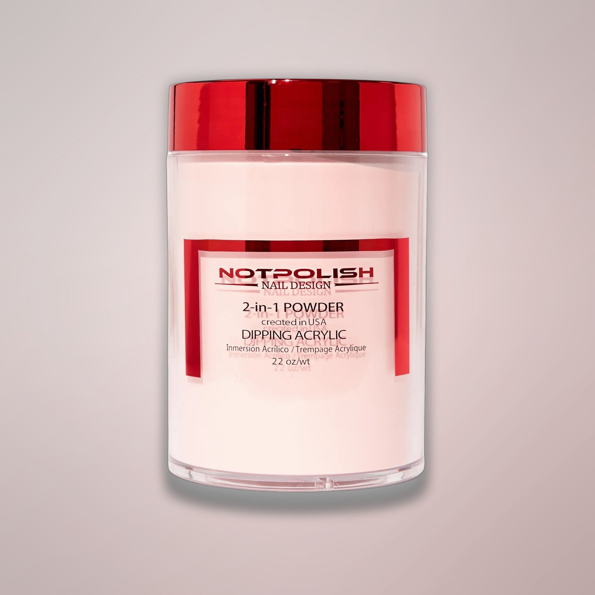 NOTPOLISH 2 in 1 Powder - Dark Pink Refill - 22 oz