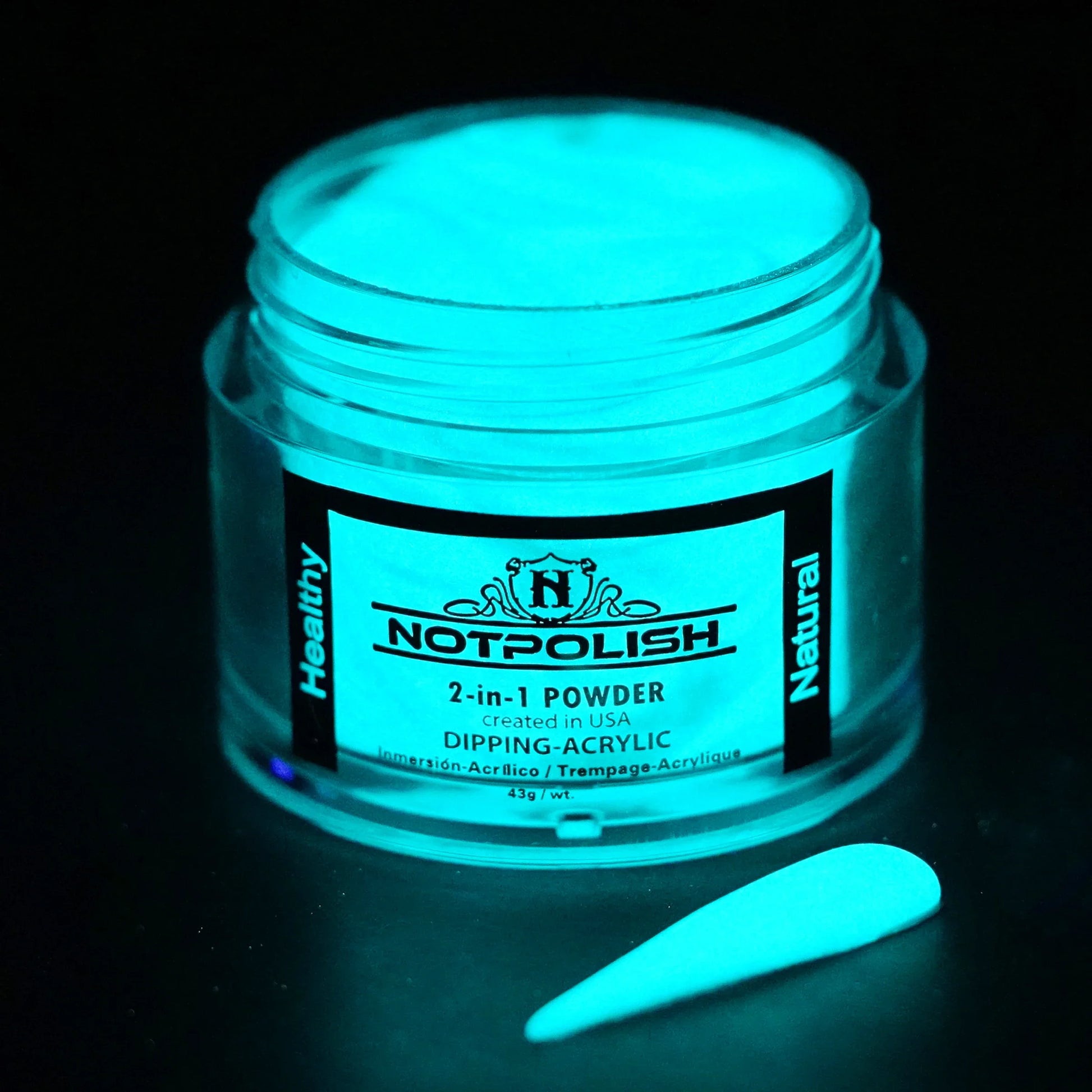 Notpolish 2 in 1 powder - g03 neon orange - 2 oz - dip