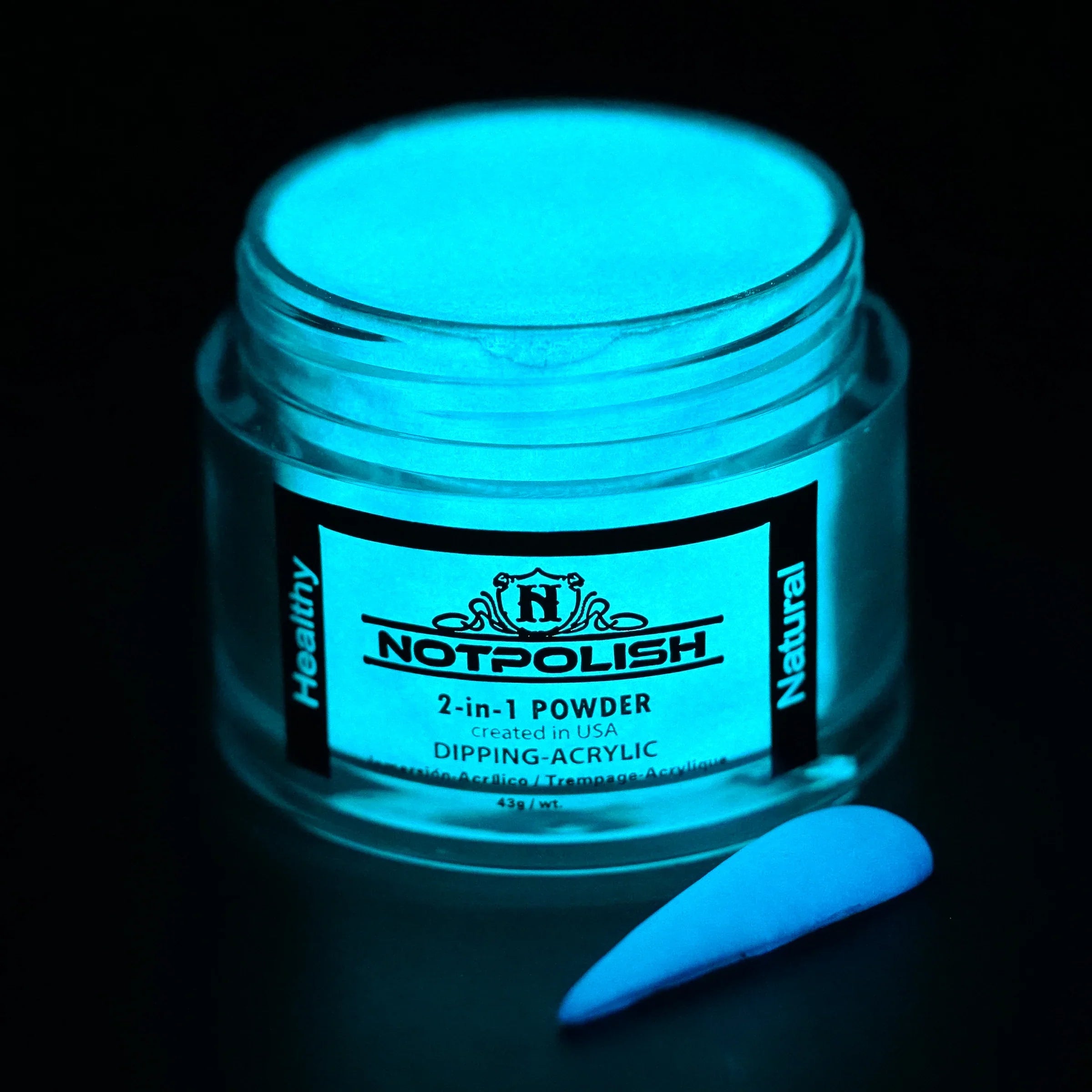 Notpolish 2 in 1 powder - g09 nightcrawlers - 2 oz