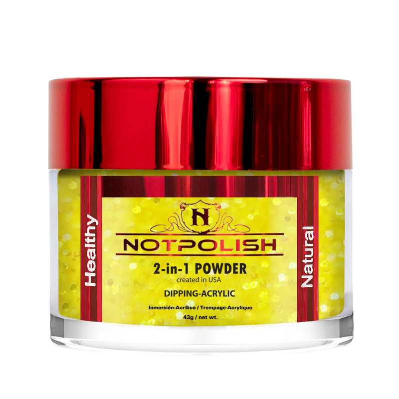 Notpolish 2 in 1 powder - g10 lightning strike - 2 oz