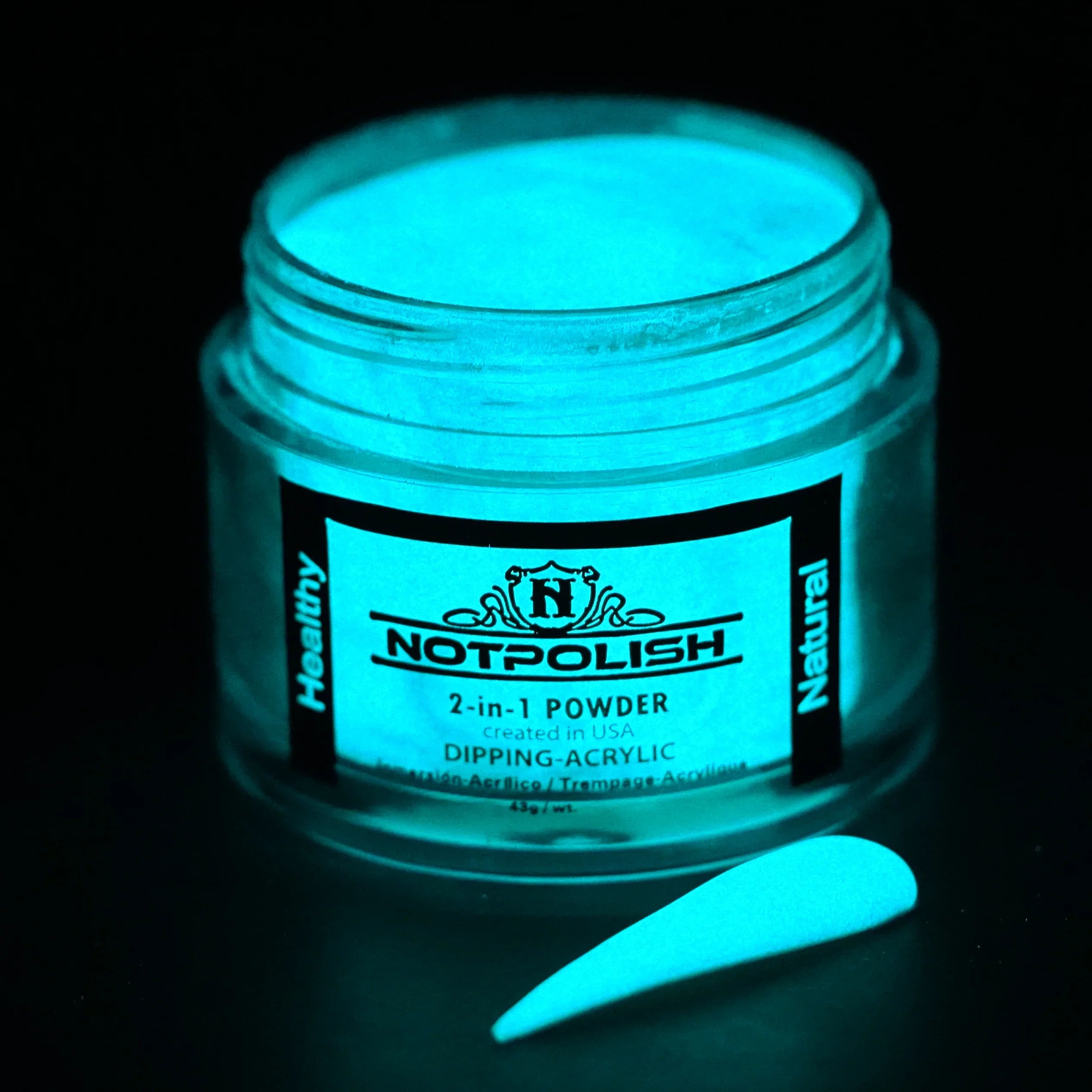 Notpolish 2 in 1 powder - g13 luminous ladies - 2 oz