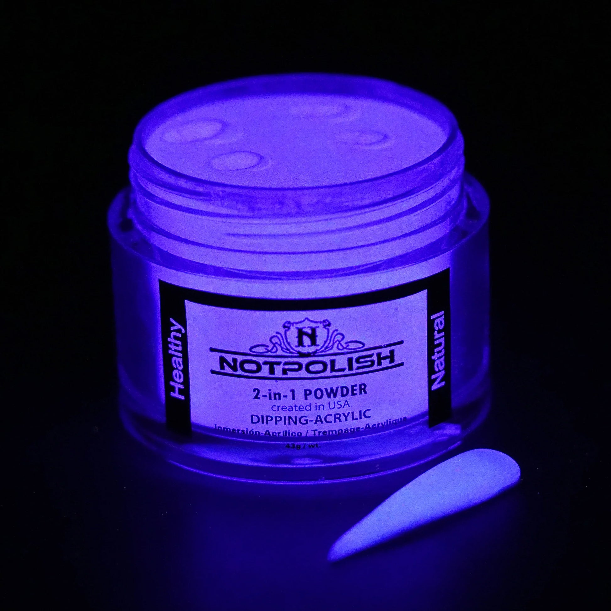 Notpolish 2 in 1 powder - g14 flash mob - 2 oz - acrylic dip