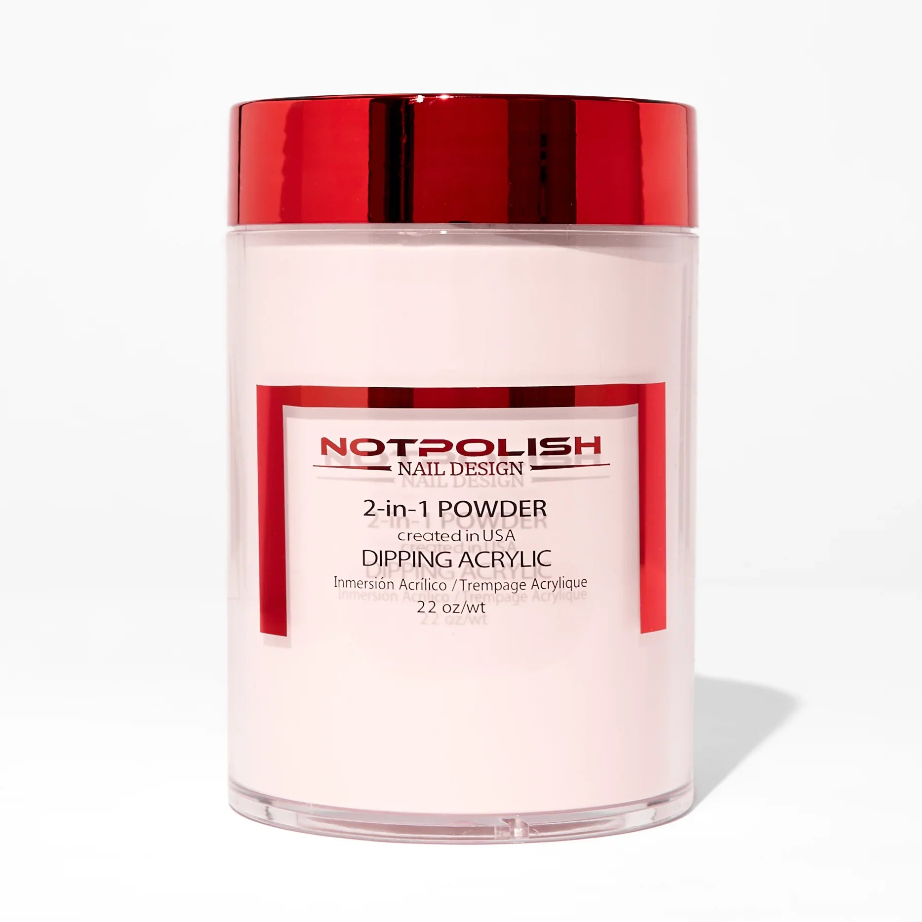 Notpolish 2 in 1 powder - light pink refill - 22 oz - dip