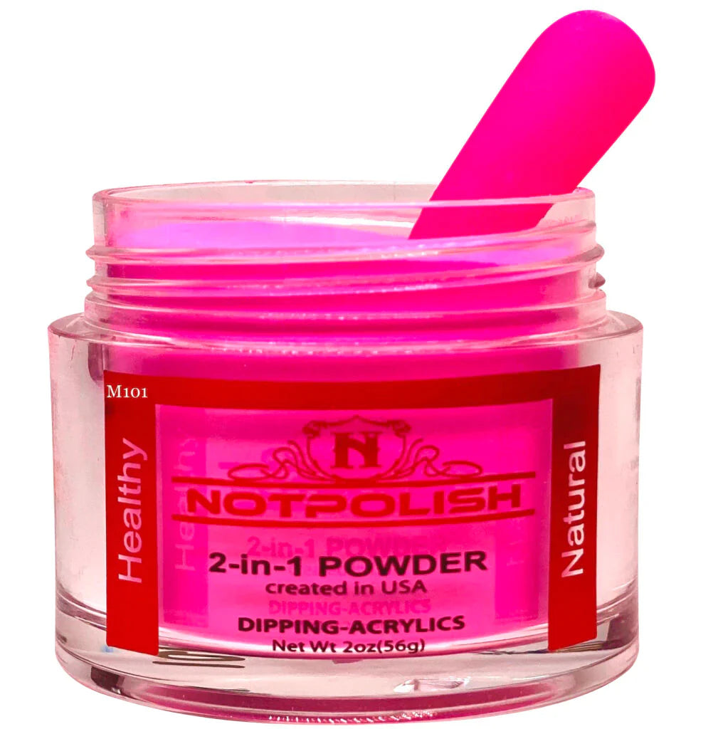 Notpolish 2 in 1 powder - m101 cotton candy - 2 oz