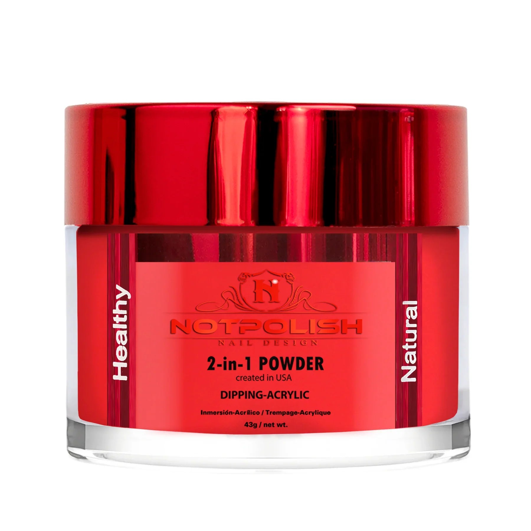 Notpolish 2 in 1 powder - m105 lip talk - 2 oz - acrylic dip