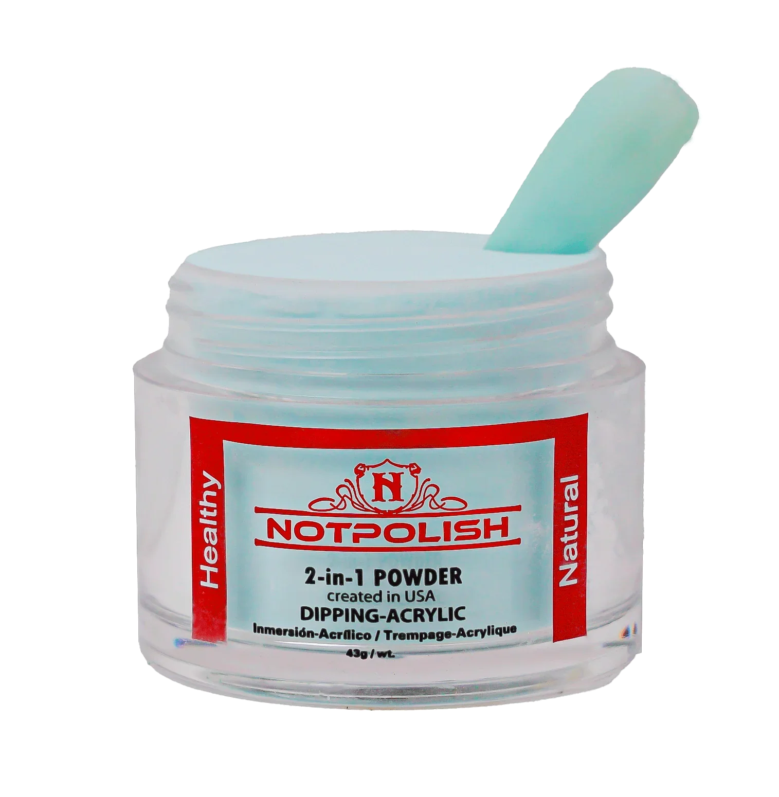 Notpolish 2 in 1 powder - m108 pool party - 2 oz - acrylic