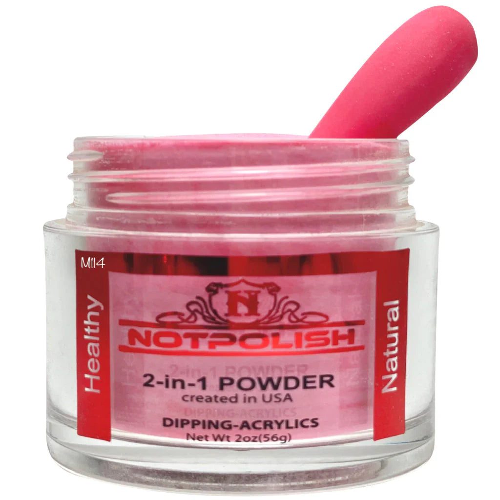 Notpolish 2 in 1 powder - m114 brazy - 2 oz - acrylic dip